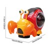 Warmiehomy Crawling Toys Snail Baby Toys Electric Interactive Sensory Toys