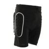 Silver Black Skiing Hip Protection Shorts Impact Resistant Breathable Skating
