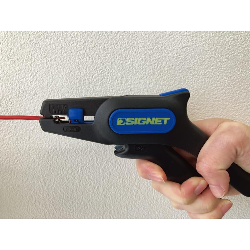 SIGNET 90954 Signet Automatic Wire Stripper Automatically Adjusts Cut Depth