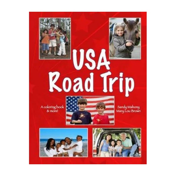 U S A Road Trip Coloring Book