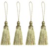HedongHexi 4 Pack Tassel Key Tassel with Loops, Handmade Tassel