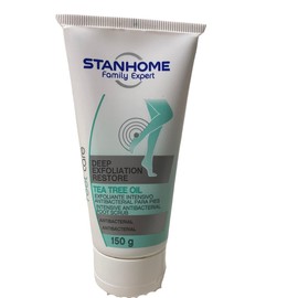 Stanhome Deep Exfoliation Restore, Tea Tree Oil, Exfoliante Intensivo Antibacterial para Pies.