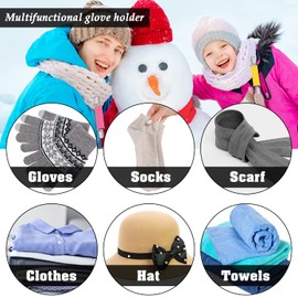 6 Pairs Winter Mitten Clips Elastic Stainless Steel Gloves Clips for Toddler, Kids, Baby Dress Clips Cinch Sweater Collar Cardigan Shawl Fashion Fit Garment Blouse Waist Clipsa（Colorful B)