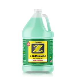 Z-TUFF PRODUCTS Wash and Wax for Boats RVs and Car's. The Ultimate Shine and Wax Protection, All-in-One Marine RV Car Wash & Wax Non-Flammable, 1 Gallon Concentrated