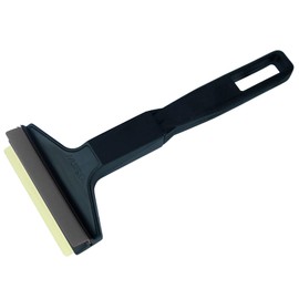 L & P Car Design Murska Eiskratzer Auto Eiskratzer Messing Eisschaber Scheibenkratzer Auto Schneekratzer Auto Kratzer Winter Messingklinge Gummilippe Finnland (L&P A053 Schwarz Grau)