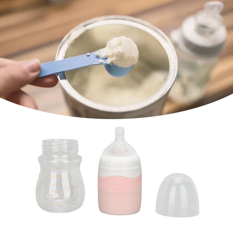 Quick Flush Baby Bottle Detachable Portable Press Rotate Quick Flush