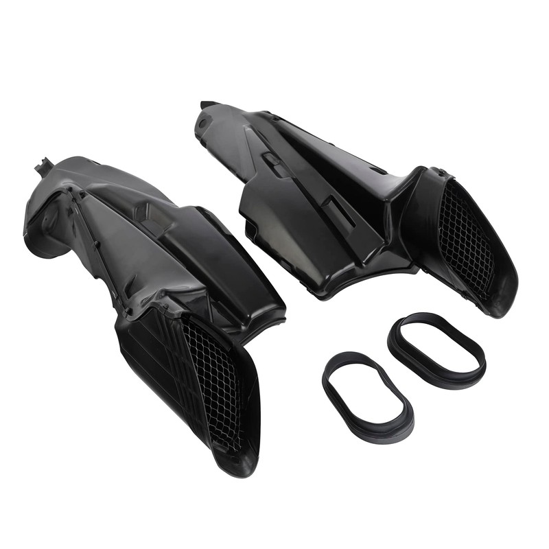 TCMT Black Ram Air Tubes Duct Intake Fits For SUZUKI