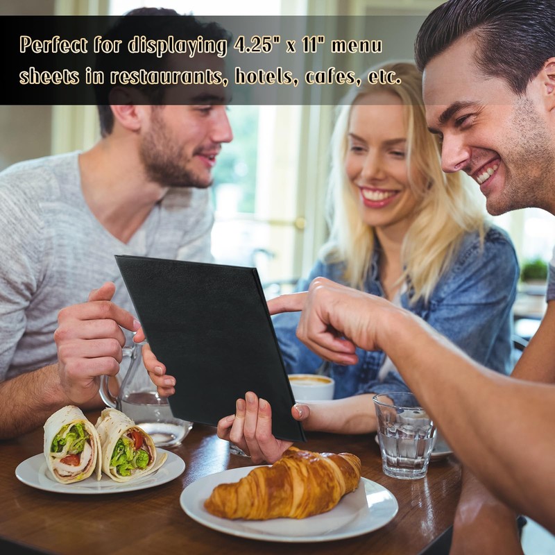 FLKQC Menu Covers 4.25" x 11" – 10 Pack 1