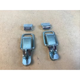 NIELSEN HARDWARE Lot Of (2) Straight Loop Latch - Nielsen Hardware - Vintage Made in U.S.A.