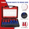 SNSMBNSR 46Pcs Thread Checker, Nut and Bolt Thread Checker 24