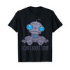I Can't Adult Today Sad Robot Cute Cartoon Character T-Shirt