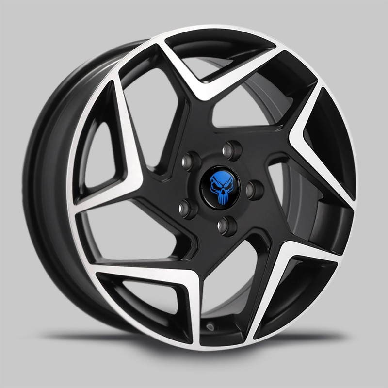 Biomar Labs 4 x Center Hubcaps, Compatible with Ford Centre