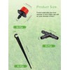 Kalolary 150PCS Drip Irrigation Kit Accessories Plant Watering System Adjustable