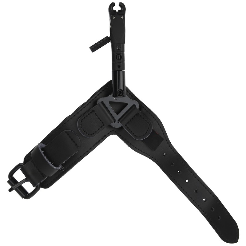 Wrist Strap Bow Release Aid Adujustable PU Outdoor Hunting Arrow