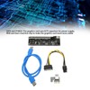 PCIE Riser Stable 8 FP Capacitors Gold Plated USB3.0 Interface