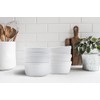 Nuwave Ceramic Ramekins 8 oz, Set of 6, Elegant Classic