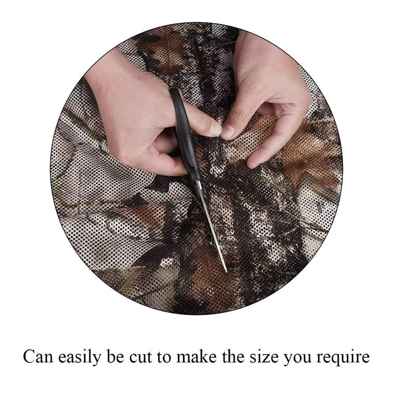 Camo Burlap Blind Material, LOOGU Camo Netting Cover 56 inch
