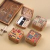YHIXYUNAZ Small Box Jewelry Organizer for Women - Anti-Tarnish Fabric,