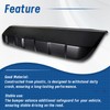 WFLNHB Front Lower Bumper Valance Panel Skid Plate Black Replacement