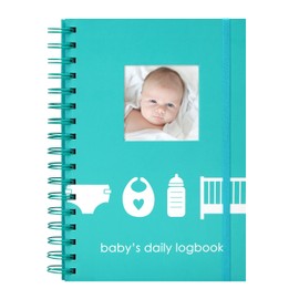 Pearhead Baby’s Daily Log Book, 50 Easy to Fill Pages to Track and Monitor Your Baby’s Schedule, Baby Care Planner for Newborns, Nursing, Sleep, Feeding, Diapers, Pumping, Gift for New Moms