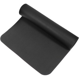 Happyyami Alfombrilla de Ratón Negro Antideslizante de Cuero Sintético Tacto Cómodo y Resistente al Aceite para Oficina y Escritorio