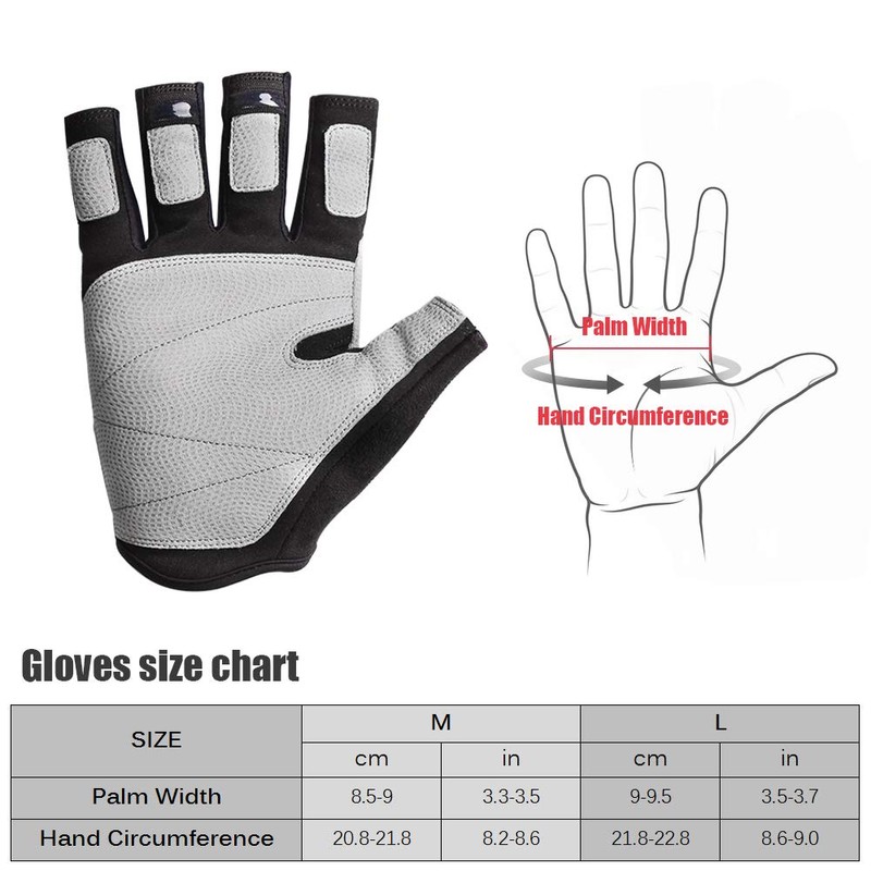 Climbing Gloves Sport Gloves Half-Finger Climbing Gloves for Outdoors Mountain