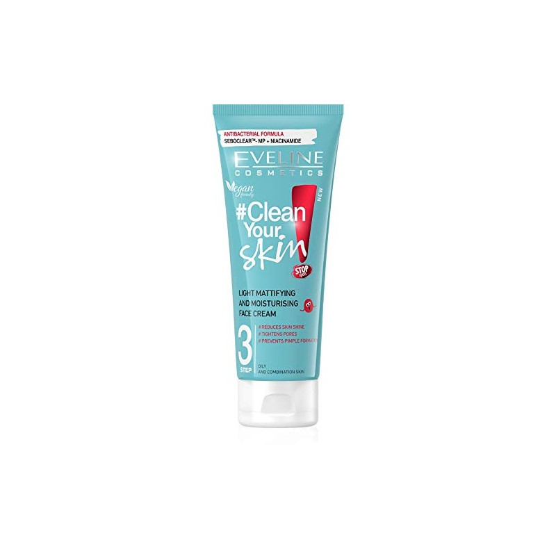 Eveline Cosmetics Cleanse Your Skin Light Mattifying Moisturising Face Cream