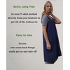 Stomeshle Japanese Aprons Plus Size Smock for Women with Pockets