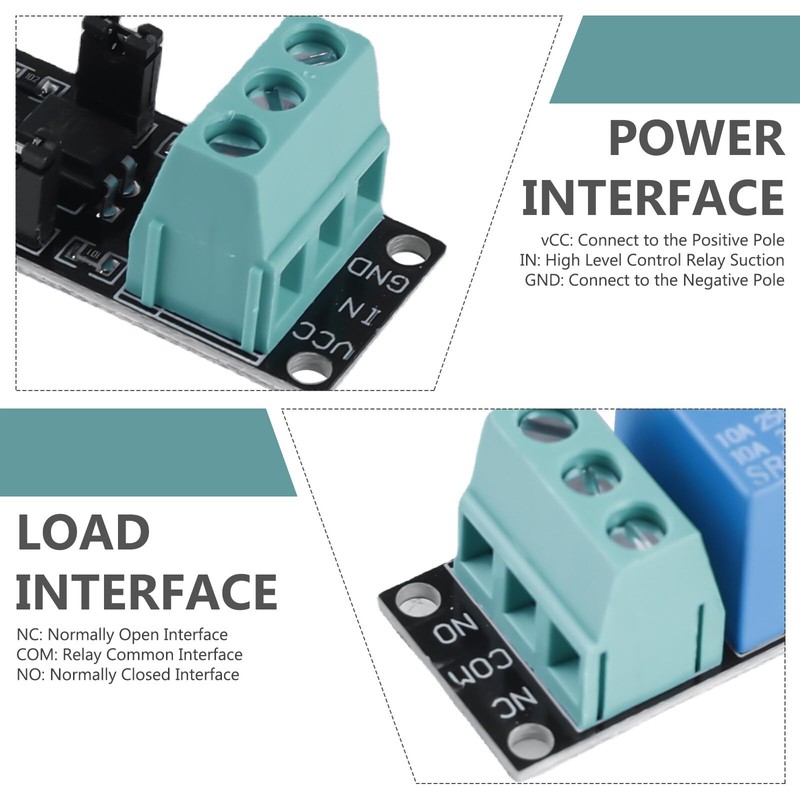 Pack of 10 3V 1 Channel Relay Power Switch Board,