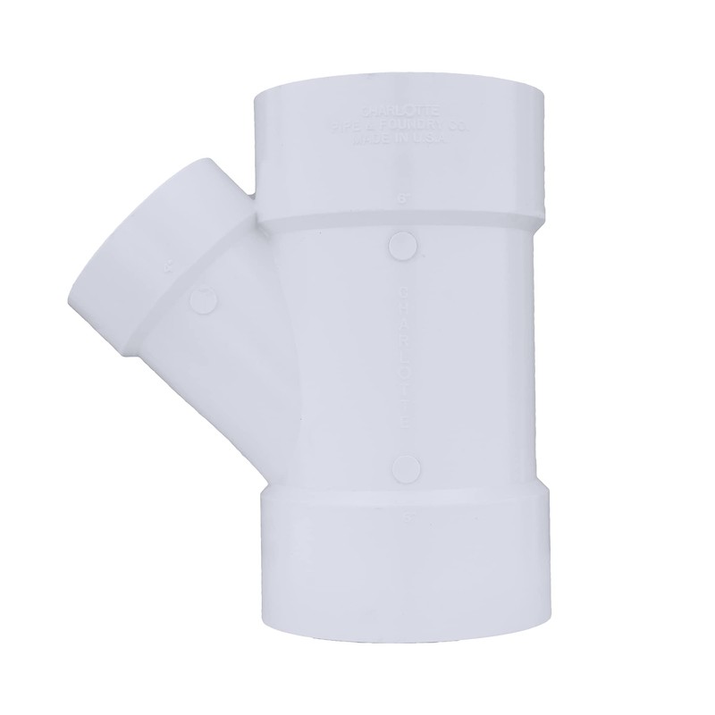 CHARLOTTE PIPE 6 x 6 x 4 DWV WYE REDUCING