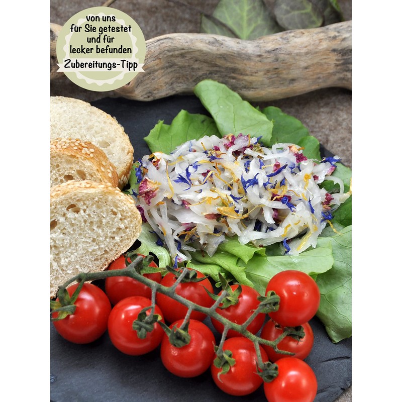 Colourful Organic Flowers in Preserving Jar, Premium Quality, Handmade, Reusable