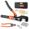 HZLZRZ Hydraulic Crimping Tool and Battery Cable Crimper Tool, Rope