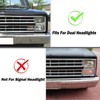 MODIPIM Clear Lens Front Grille Switchback LED DRL/Signal Lights For