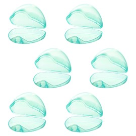 Accmor Pacifier Case, Pacifier Holder Case, Pacifier Container for Travel, BPA Free,Transparent Green, 6 Pack