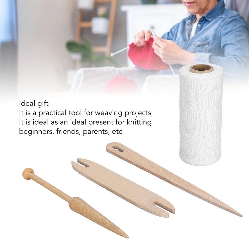 Loom Warp Thread Kit Portable Wear Resistance Pure Cotton Lightweight