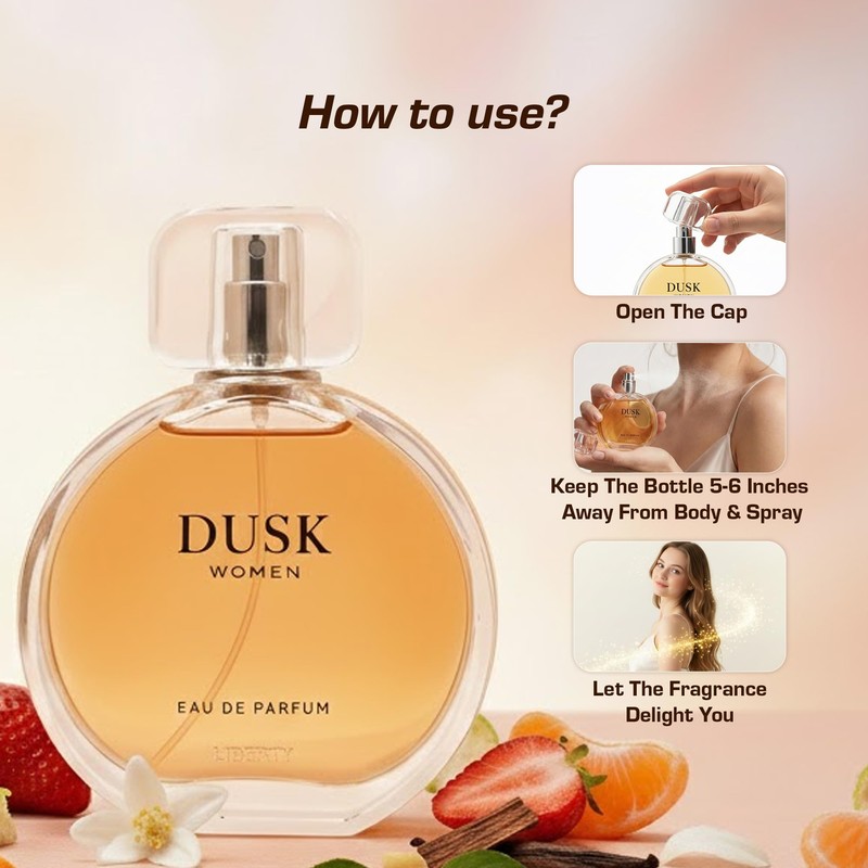 Liberty Perfume for Women, 3.4 Oz Dusk Perfumes Long-Lasting Fragrance