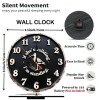 25x25cm Wood Wall Clock that is a Model of a
