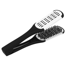Professional Straightening Brush Hairdressing tool Double-sided brush Hair straightening