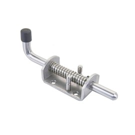 1PC 304 Stainless Steel Spring Loaded Latch, Latch Pin for Shed Door/Garage, Heavy Duty Spring Lock Door Cabinet Hinge (Dia15/32in/12mm; L:6.1in/155mm)