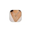 Chunky Heart Necklaces for Women Chunky Pearl Chain Stackable Heart