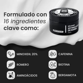 Pack Bálsamo Barba Cuidado Intenso 100ml Romero