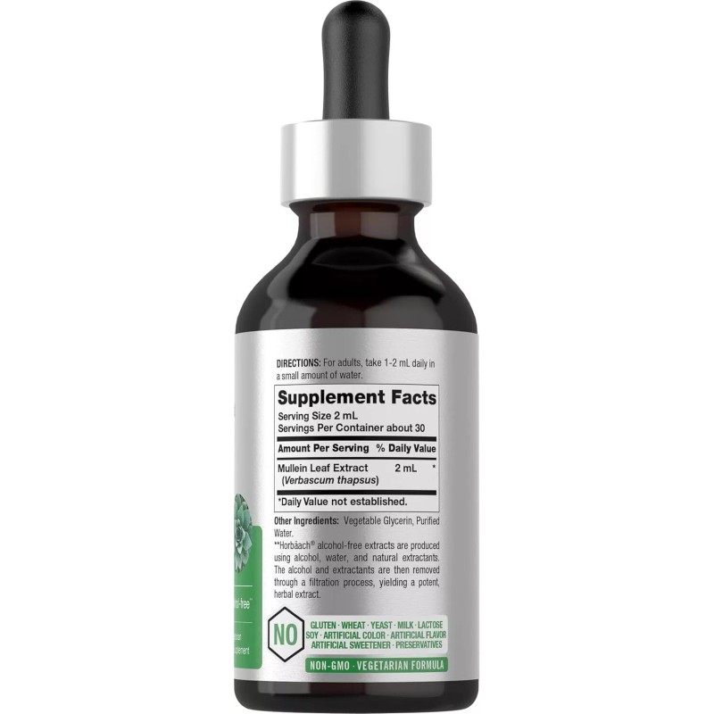 Horbäach Mullein Leaf Liquid Extract | 2 fl oz |