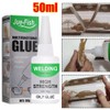 JUE-FISH 3PCS Welding High Strength Oily Glue Plastic Super For