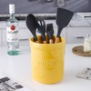 KOOV Cooking Utensil Holder, Large Ceramic Utensil Crock, Deep and