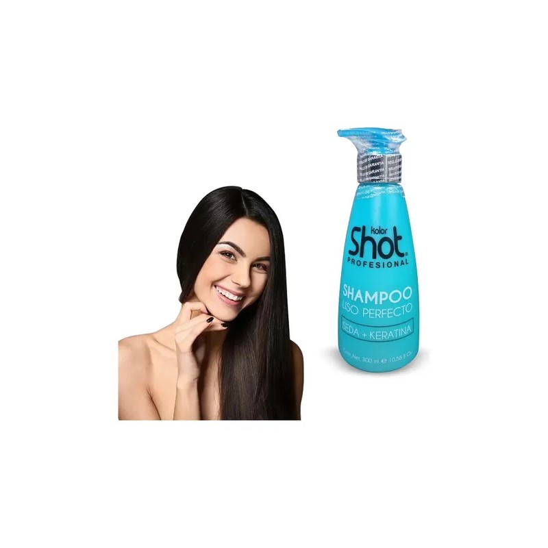 Shampoo P/ Cabello Liso Con Keratina Sin Parabenos 250ml