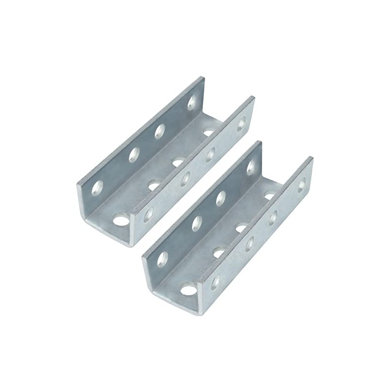 eoere 2 PCS U Shaped Splice Fittings Strut Connector Bracket