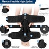 Ysyaxsyt Plantar Fasciitis Relief Night Splint with Adjustable Straps, Suitable