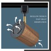 Modern H Type Track Lighting, Adjustable Black Finish and Real