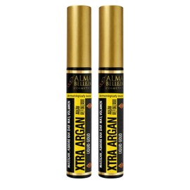2x XTRA ARGAN OIL Máscara de pestañas negra MÁS VOLUMEN y resistente al agua                                                                          