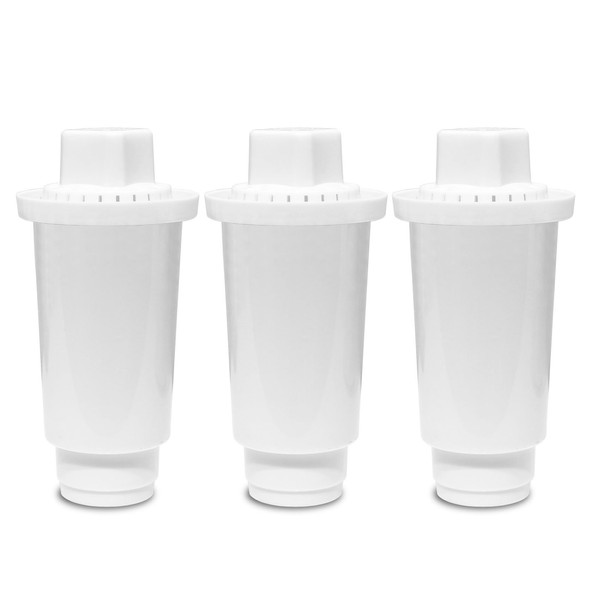 Replacement Water Filters, Alkaline Water Filter Replacement, Ionized Water Filter Cartridge, Reduce Chloride, Hard Metals, Increase pH,7 Stage, Used for Pitcher - 3-Pack